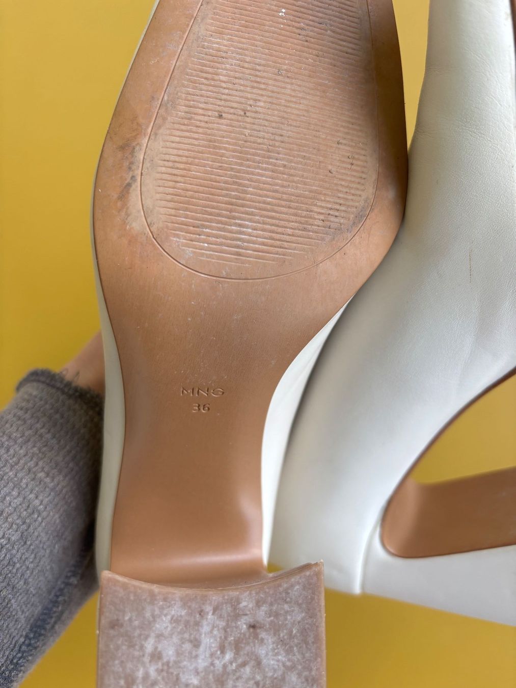 Mango Scarpe da donna: MANGO weisse  Square-toe Stiefelette Gr. 36 – Usato da Zürich venduto da missmodernage 7
