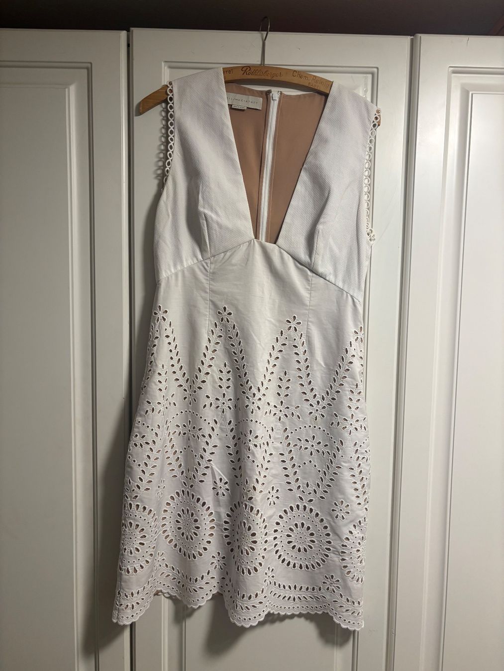 Stella McCartney Vestiti: Stella McCartney Sommerkleid weiss – Usato da Riehen venduto da Snoopy3