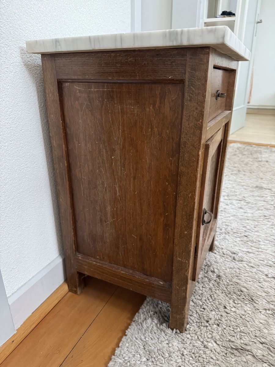 Tables de nuit: Nachttisch mit Porzellanplatte – D'occasion à Binningen par Caudiamima 2