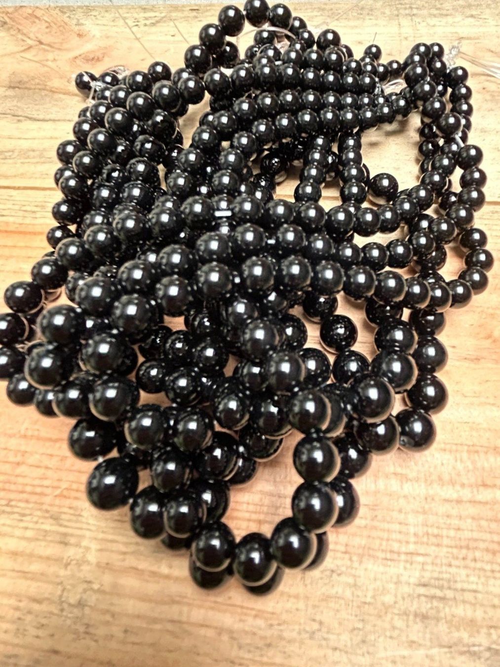 Minerali & Pietre curative: Strang echte Onyx Kugeln / stone beads 8 mm – Nuovo (secondo la descrizione) da Niederrohrdorf venduto da Ytobi 3