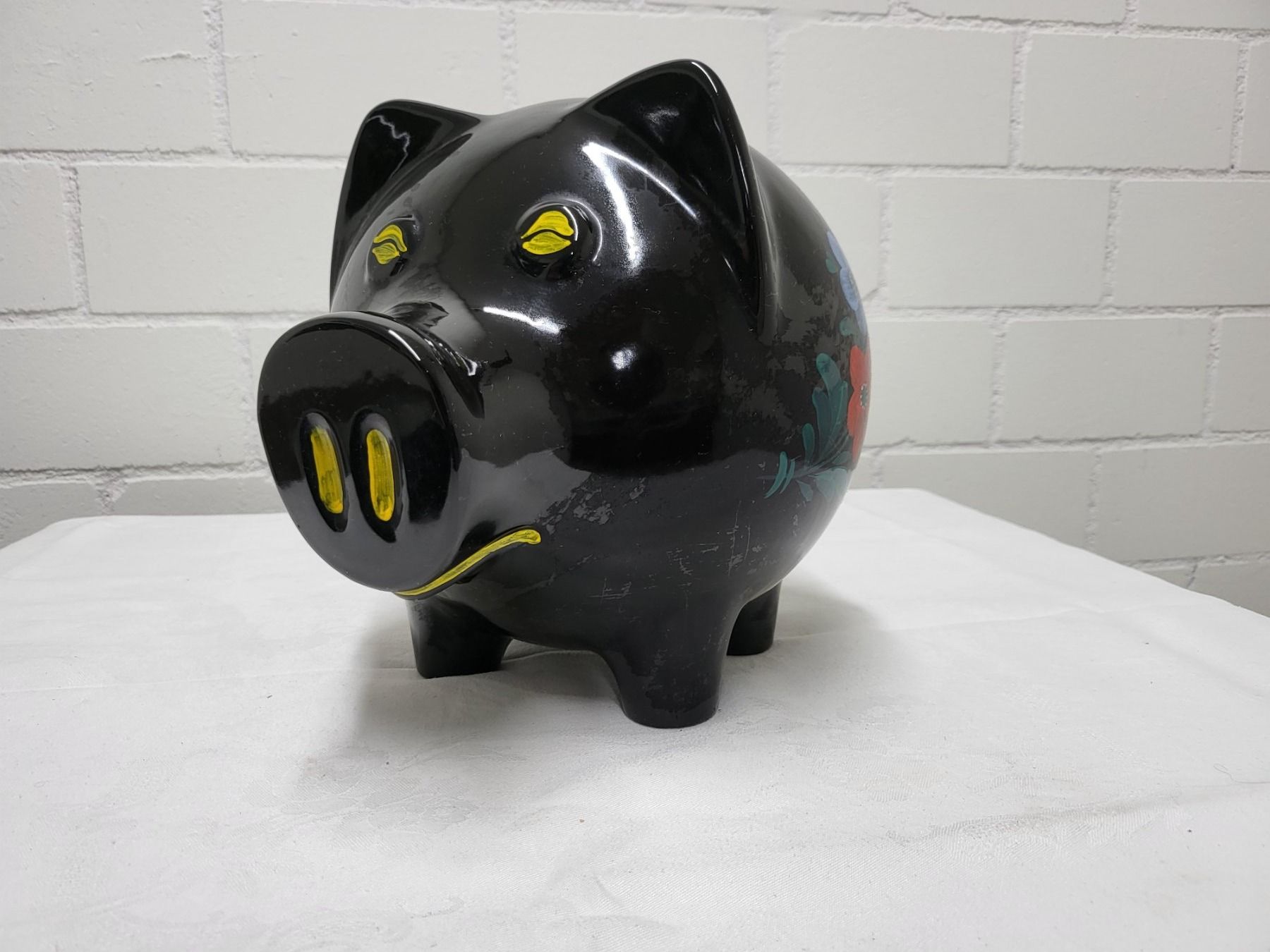 Salvadanai: Mega SPAR SCHWEIN. Von Hand bemalt. – Usato da Hallwil venduto da Dracco 1