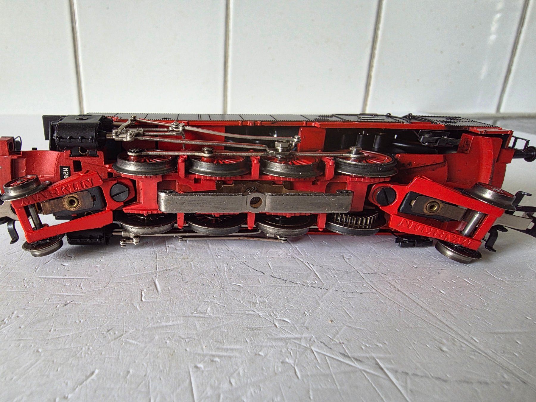 Märklin Modellini di ferrovie: Tenderlok DB, BR 86, Lok-Nr. 86 260 – Usato da Seuzach venduto da Loeckeli01 6