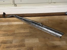 Auspuff Puch 22mm 2 Teiler mit einer Lasche -> Halter OLIDE