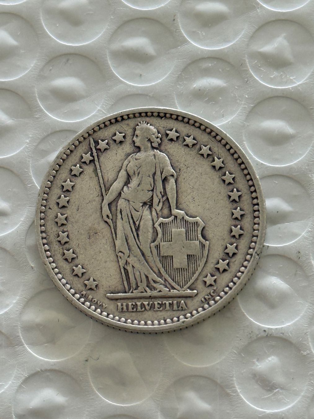 Tutti le monete: 2 Franken 1916  Rar – Usato da Wallisellen venduto da SWISS_SILVER1