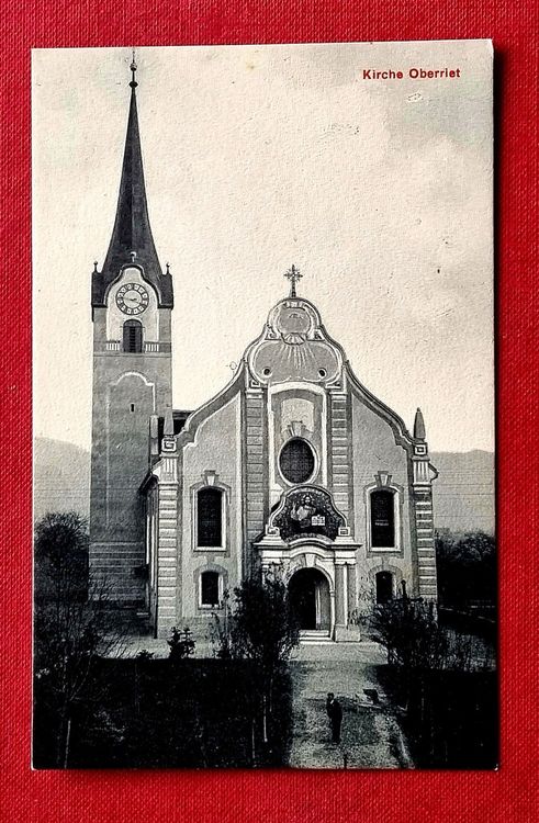Oberriet - Kirche - antike Ansichtskarte (Gebraucht) in Rothrist für ...