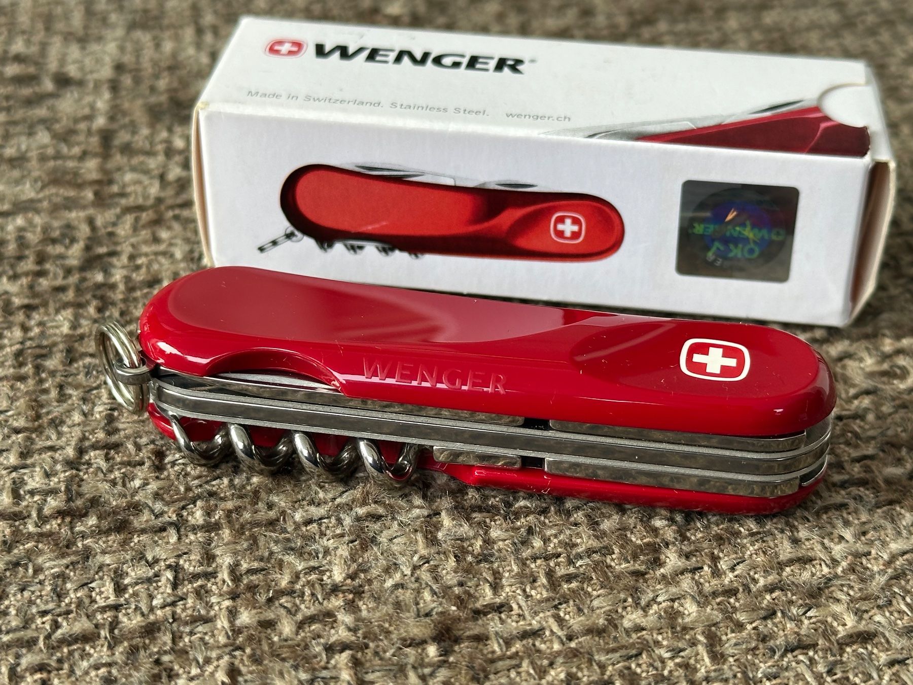 Wenger Coltelli tascabile: Altes Sackmesser WENGER Evolution S14 mit Schere NEU OVP RAR – Nuovo e nell'imballaggio originale da Dübendorf venduto da lan1808 3