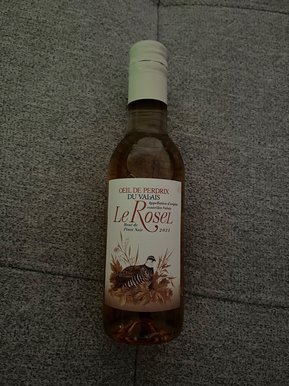 Vino: Oeil de Perdrix Rosel, Rosé 2021, 25 cl, 13% – Nuovo e nell'imballaggio originale da Merlischachen venduto da Burni2309