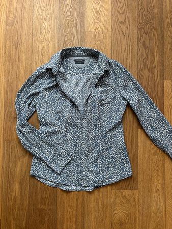 Bluse, Marc O'Polo, blaubeige, Gr. 38