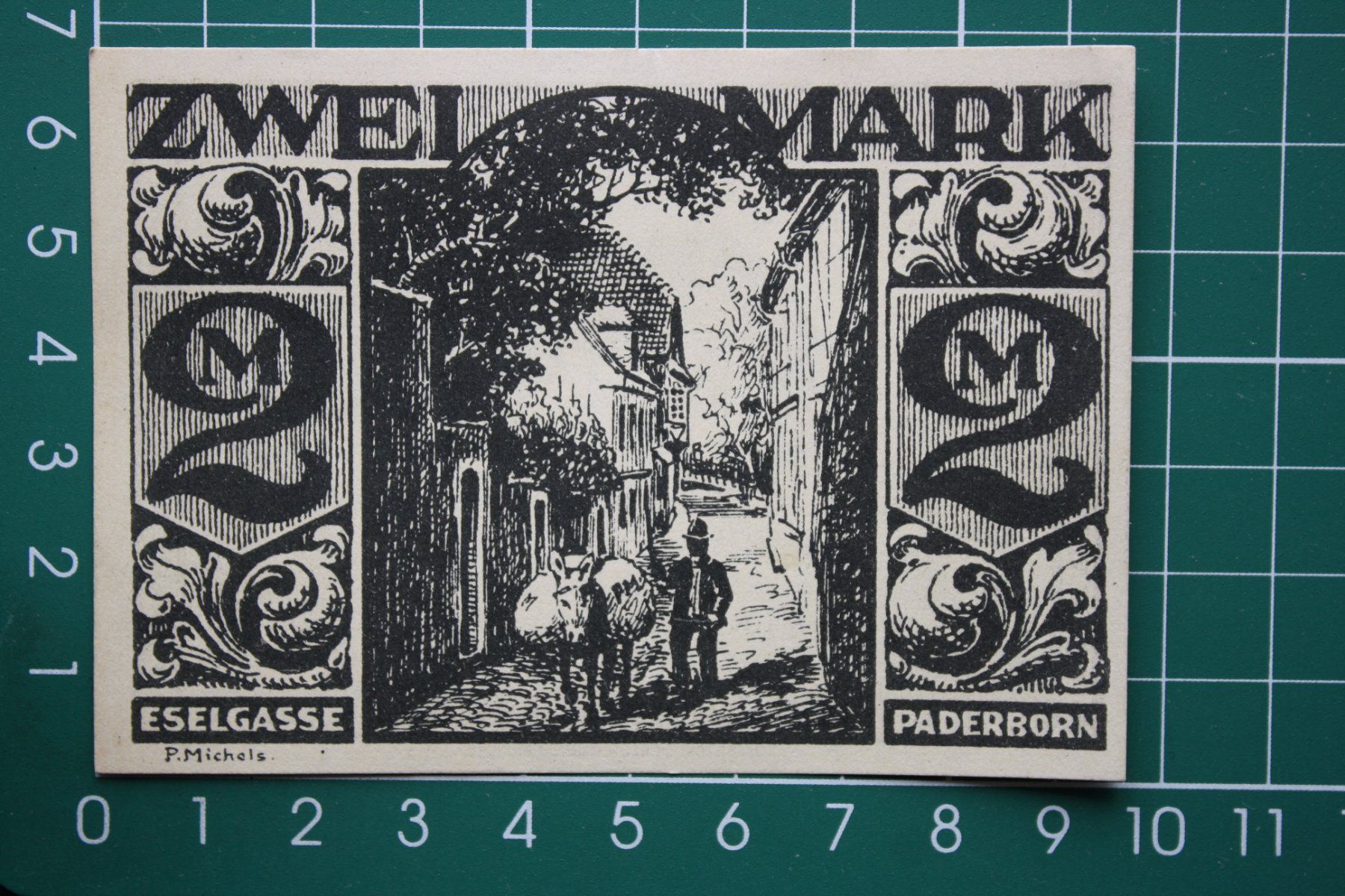 Banconote: currency  germany eselgasse paderborn 2 mark 1921 – Usato da Laupen BE venduto da Gufi57