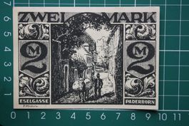 currency  germany eselgasse paderborn 2 mark 1921