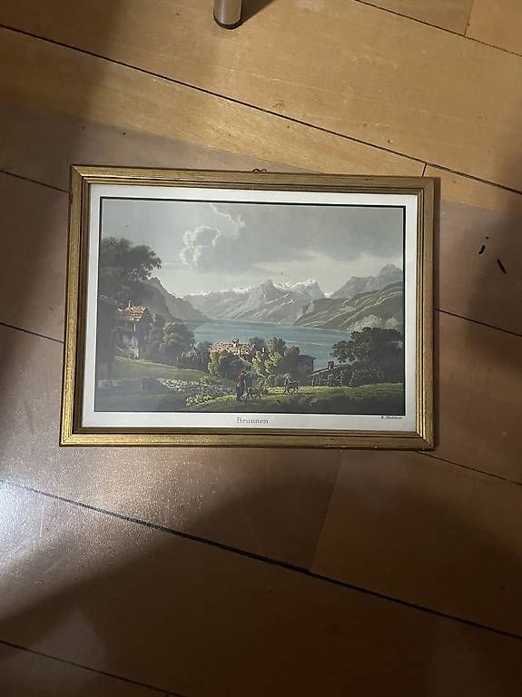 Dipinti: Litho Brunnen R.Bodmer farbig – Usato da Euthal venduto da walterjo