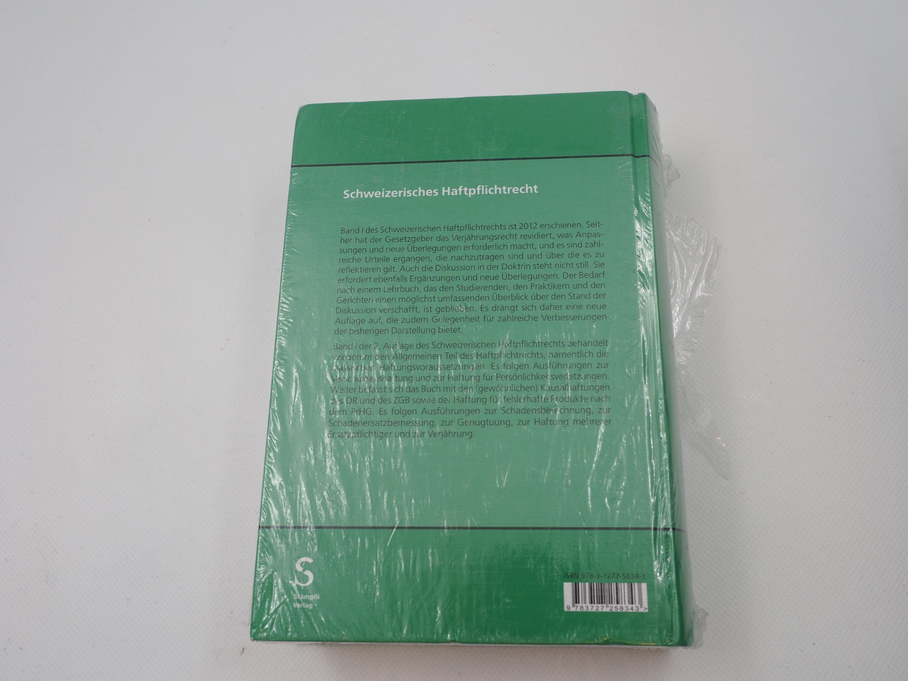 Bücher: Schweizerisches Haftpflichtrecht Buch (20295) – Neu und originalverpackt aus Zürich von fundsachenverkauf 1
