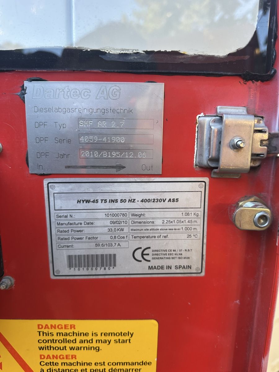 Yanmar Generatori di corrente: Stromerzeuger Himoinsa 45kVA Mobil – Usato da Freienwil venduto da pbe_td88 5