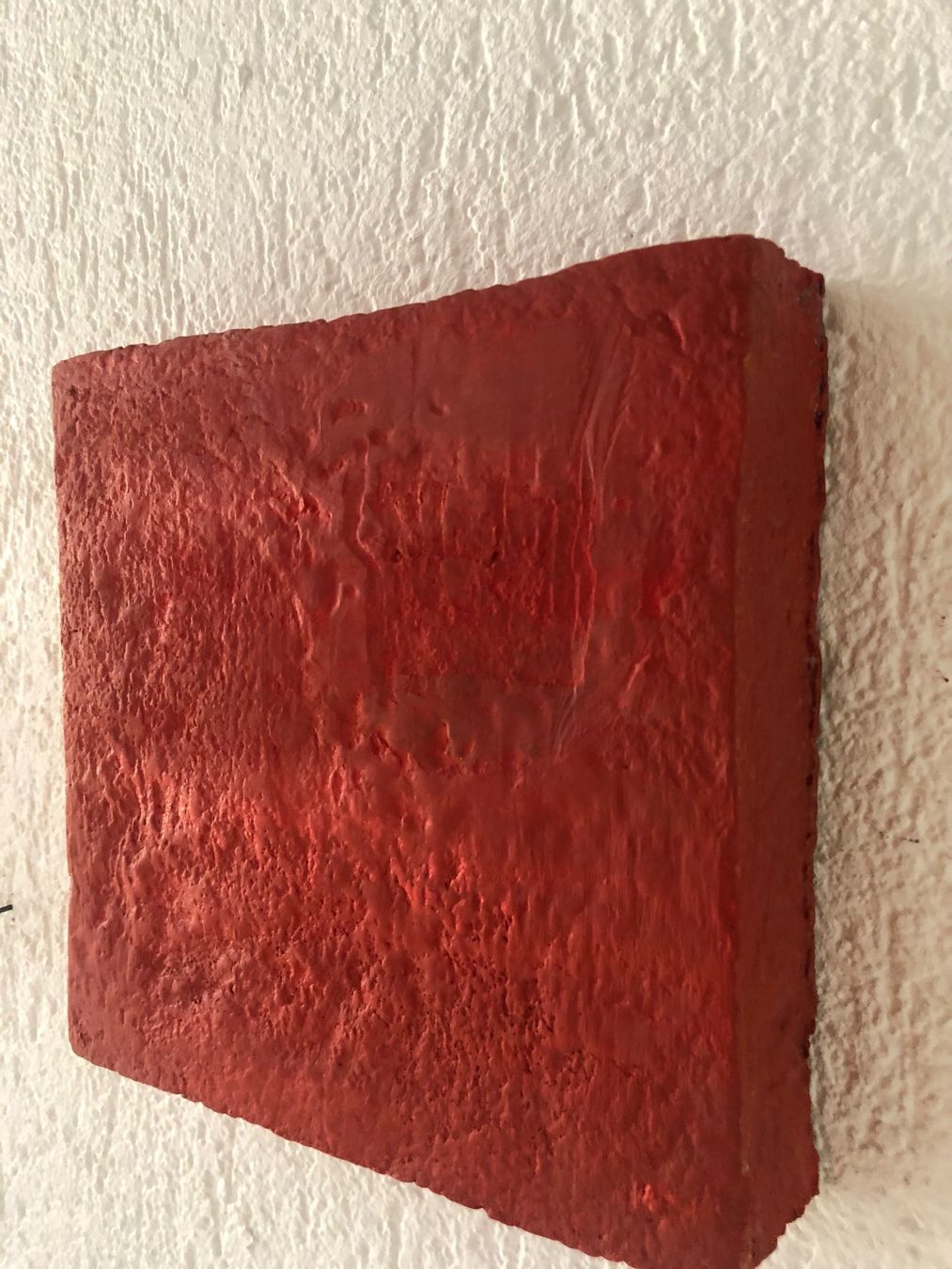Dipinti: Bild modern rot  18 x18 Papierkunst – Nuovo (secondo la descrizione) da Zuckenriet venduto da Rubin30 1