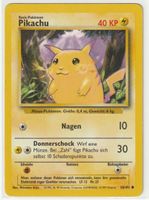 1999 Pokémon Pikachu (58/102), Basis Base Set