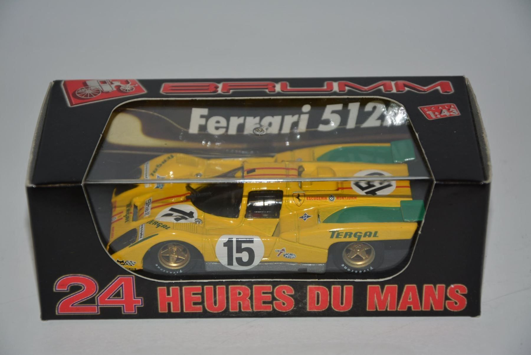 Ferrari Modellini d'auto: Ferrari 512M Le Mans 1971 , Brumm , 1:43 – Nuovo e nell'imballaggio originale da Goldach venduto da Feivel9
