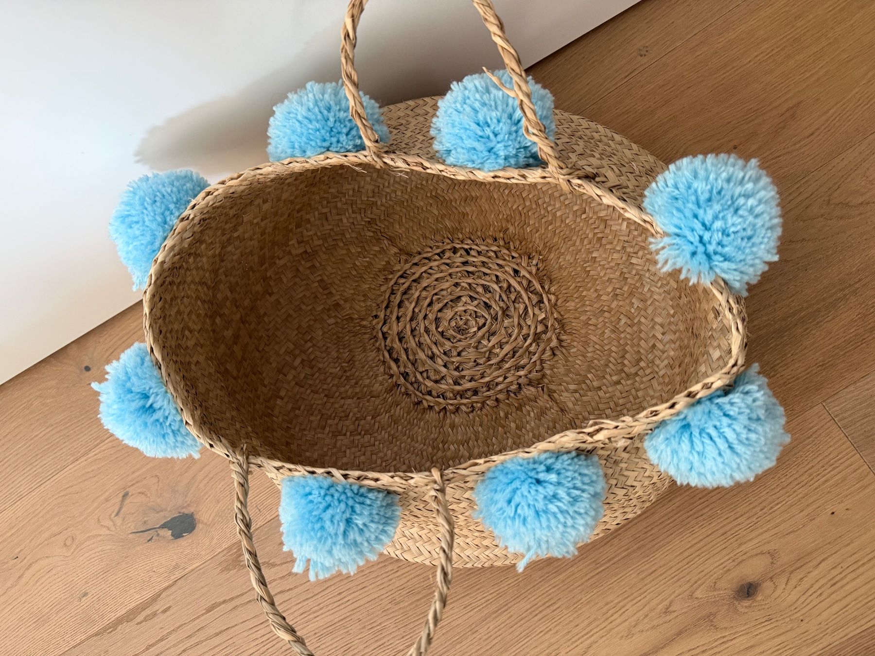 Altro per la casa: Korb mit blauen Ponpons, Cam Cam – Usato da Küsnacht ZH venduto da ToddyGinger 1