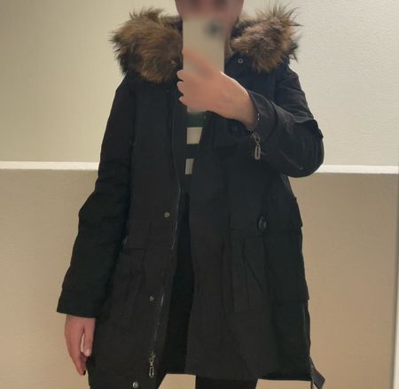Jacke / Parka mit Echtfellkragen