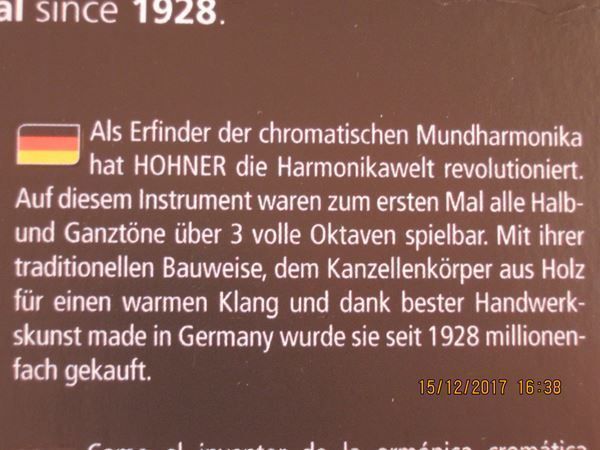Strumenti musicali: Mundharmonika HOHNER Chromonika 48 – Nuovo (secondo la descrizione) da Wöschnau venduto da Musikhaus-Luethy5012 6
