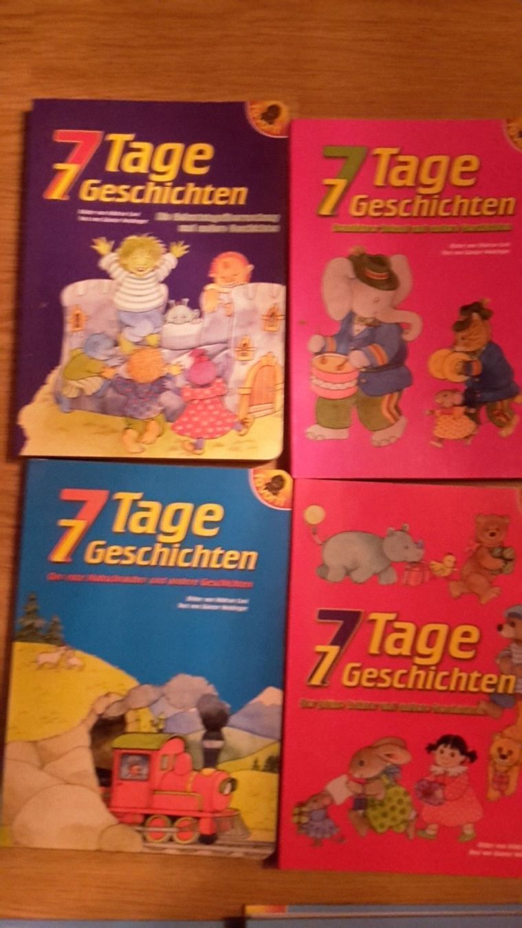 Libri: 4 Būcher 7Tage Geschichten – Nuovo e nell'imballaggio originale da Schwarzenburg venduto da Flamingo07
