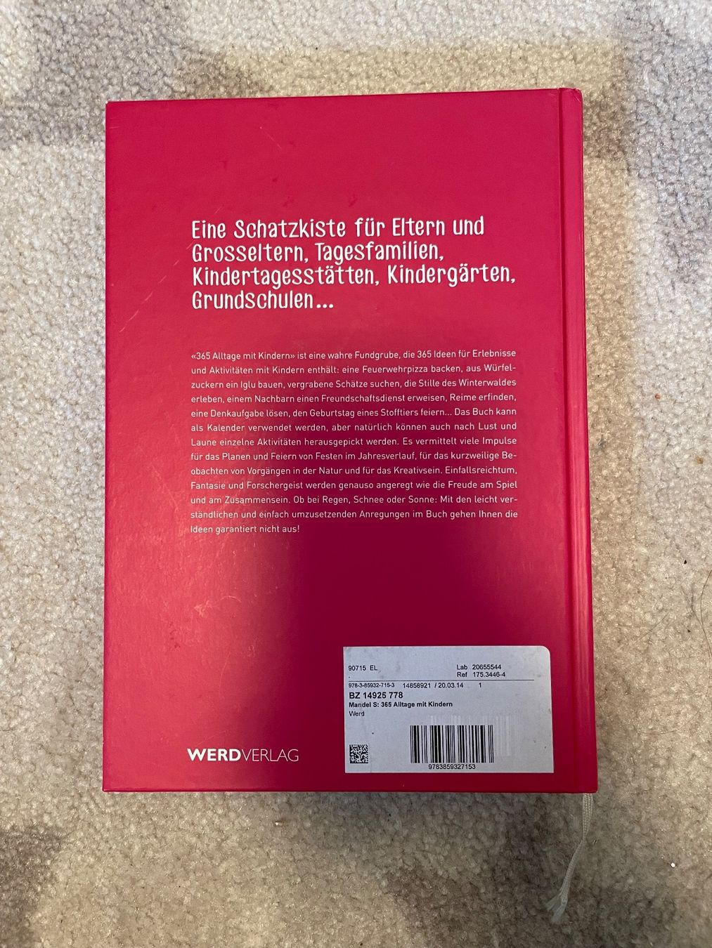 Bücher: 365 Ideen: Alltag mit Kindern - Tipps & Tricks – Gebraucht aus Pfäffikon SZ von Syndrome379 1