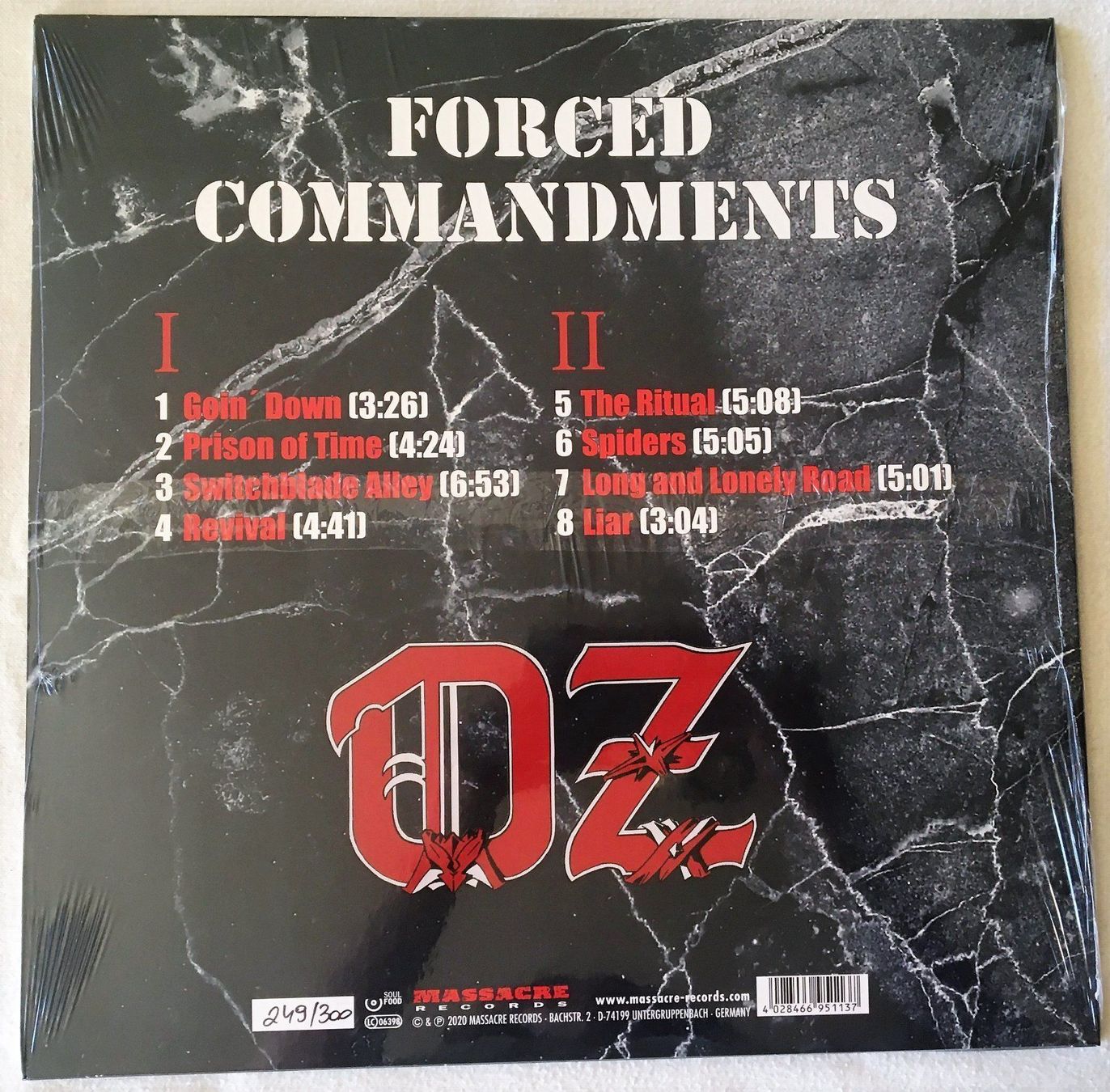 Dischi in vinile: Oz – Forced Commandments - LP - 2020 - First Press - Limited – Nuovo e nell'imballaggio originale da Uster venduto da Zardodel 1