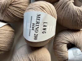 1 Knäuel Merino 200 Bébé Lang yarns