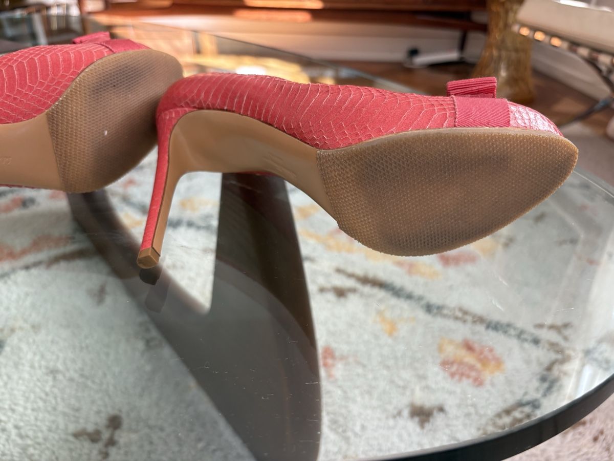 Scarpe da donna: Salvatore Ferragamo Pumps Pink Bow Size 6 F Good Condition – Usato da Zürich venduto da Charrua 5