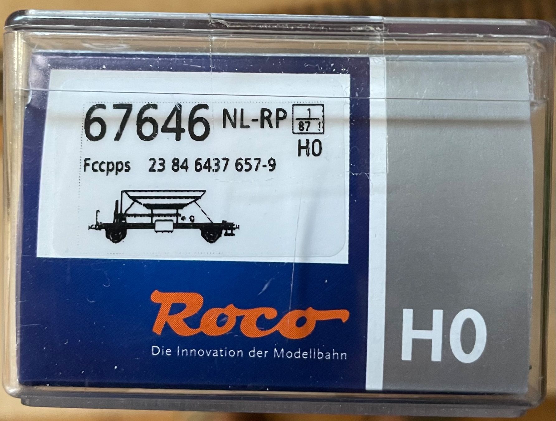 Roco Modellini di ferrovie: Roco 67646 Schotterwagen railpro – Usato da Blumenstein venduto da Ritschi 4