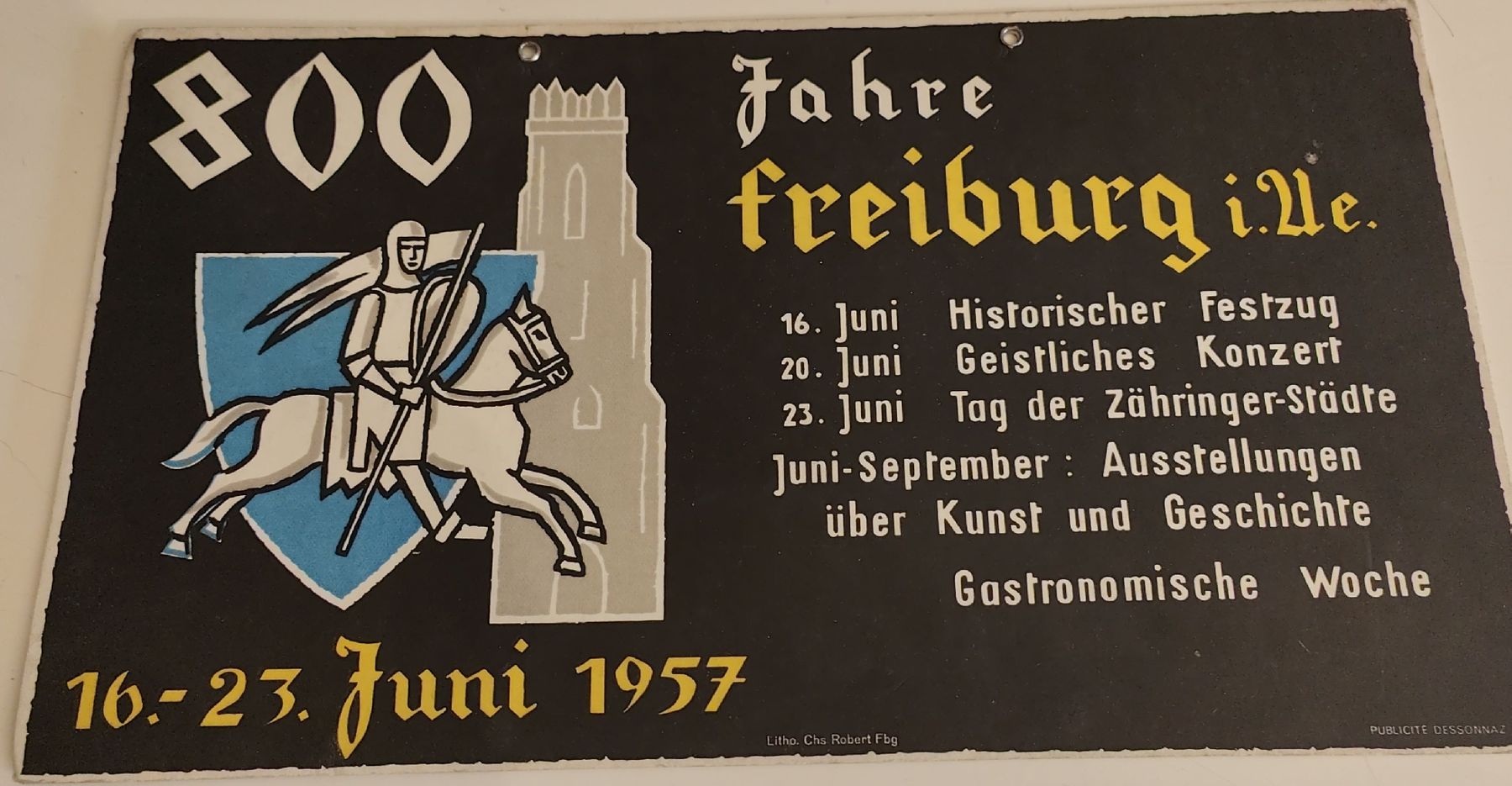 Foto & Immagini: Affiche Fribourg 1957 – Usato da Prilly venduto da jor_x27s