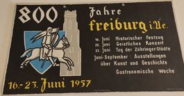 Affiche Fribourg 1957