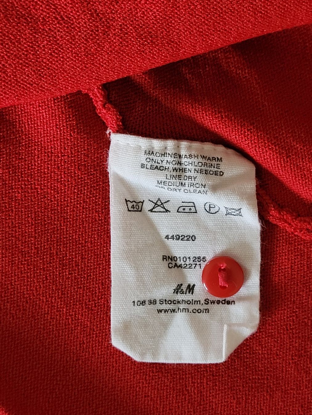 H&M Maglioni & Felpe: leichter roter Pulli H&M Grösse M – Usato da Wiesendangen venduto da samoalk 5