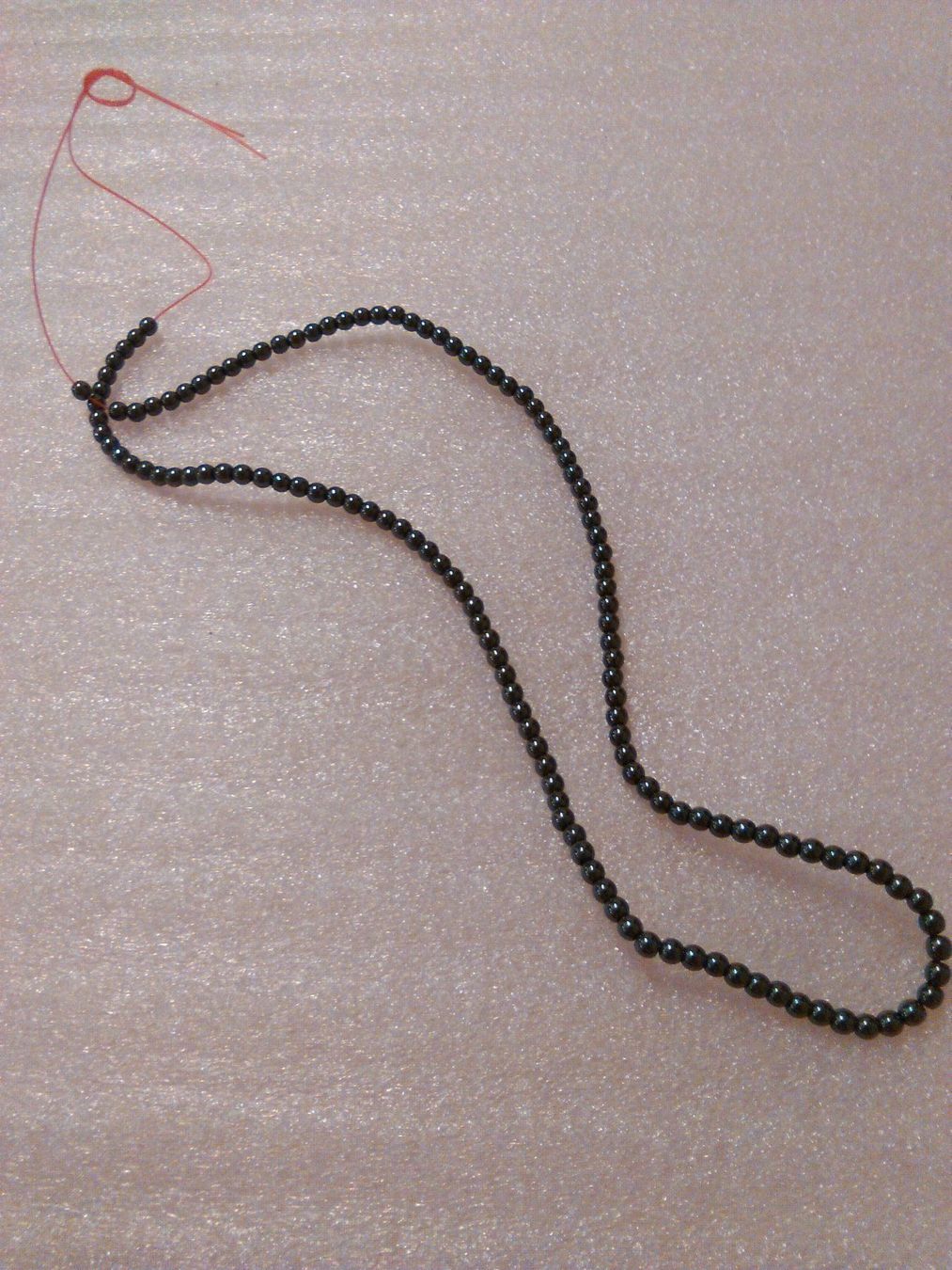 Colliers: ECHT HÄMETIT STRAND KETTE;;GRAU FARBE – Neuf (Voir description) à Basel par bijoutrie_4 3