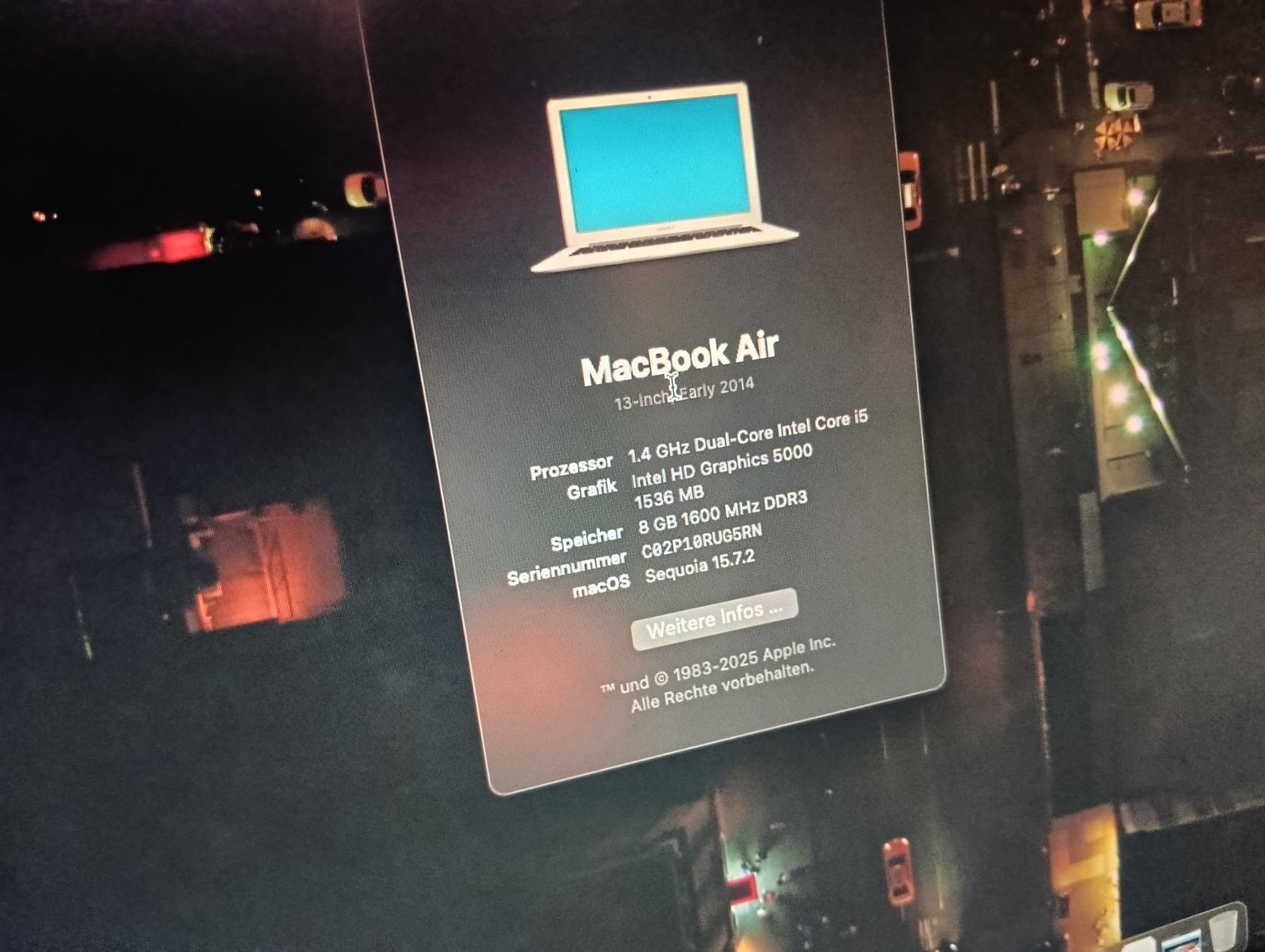 Apple Notebook: Apple MacBook Air early 2014 MacOS Sequoia 15.7.2 – Usato da Zürich venduto da TBG021 2