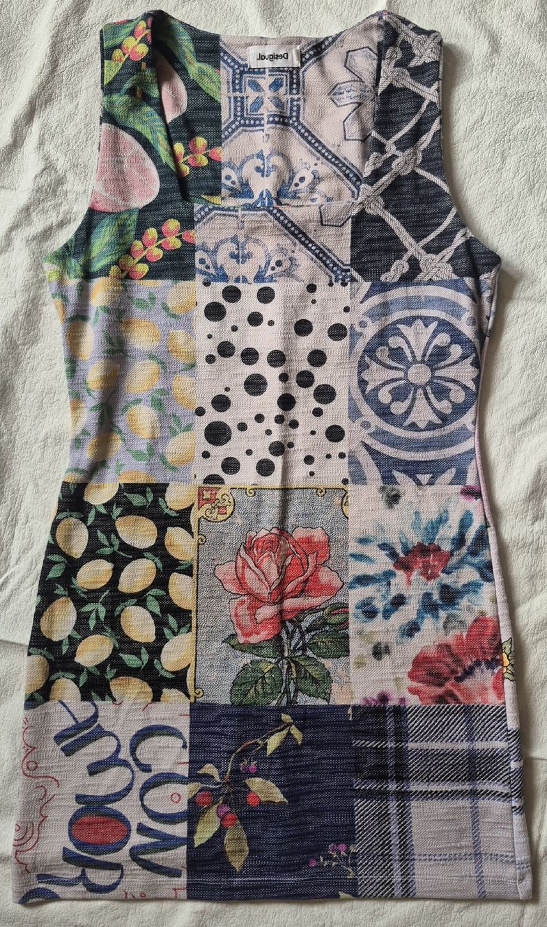 Desigual Vestiti: Desigual Minikleid Patchwork Style – Nuovo (secondo la descrizione) da Schmitten FR venduto da KaDa81