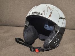 Alpina Skihelm weiss