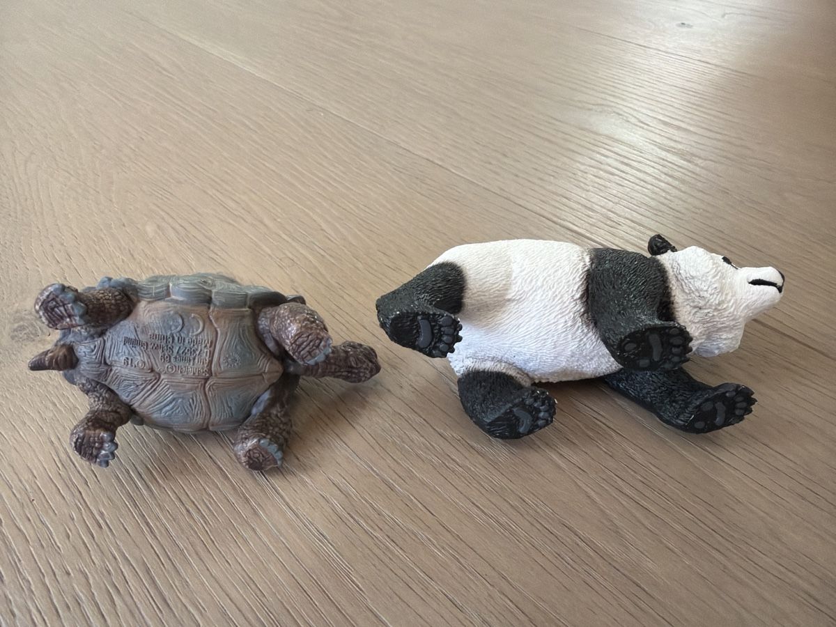 Schleich Giocattoli: Schleich Schildkröte und Panda – Usato da Kallnach venduto da Thetrader 3