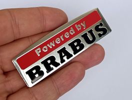 Smart Mercedes Brabus Logo Emblem Abzeichen Alu Silber