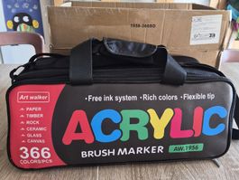 Stilos acrylique - Brush marker - 366 pieces