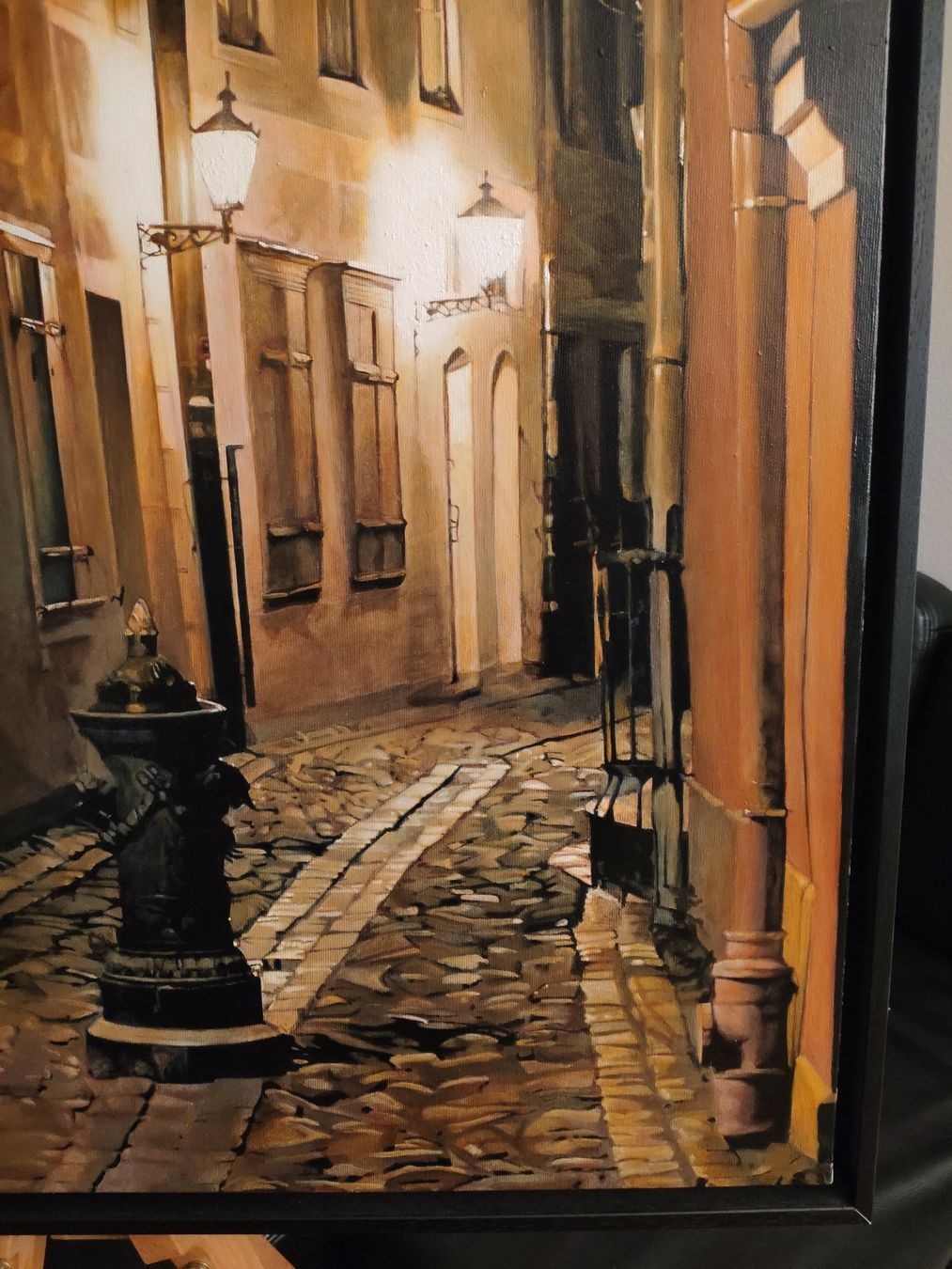 Gemälde: Acrylgemälde auf Leinwand "La rue des âmes" – Neu (gemäss Beschreibung) aus Greifensee von fran_cois 3