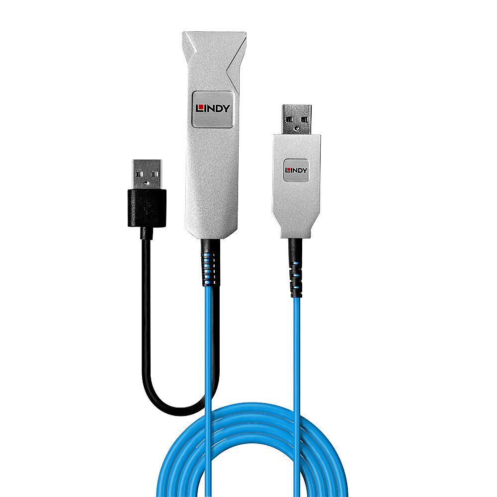 Cavi: Lindy 100m Fibre Optic USB 3.0 Kabel – Nuovo e nell'imballaggio originale da Berneck venduto da Koenner.J 1
