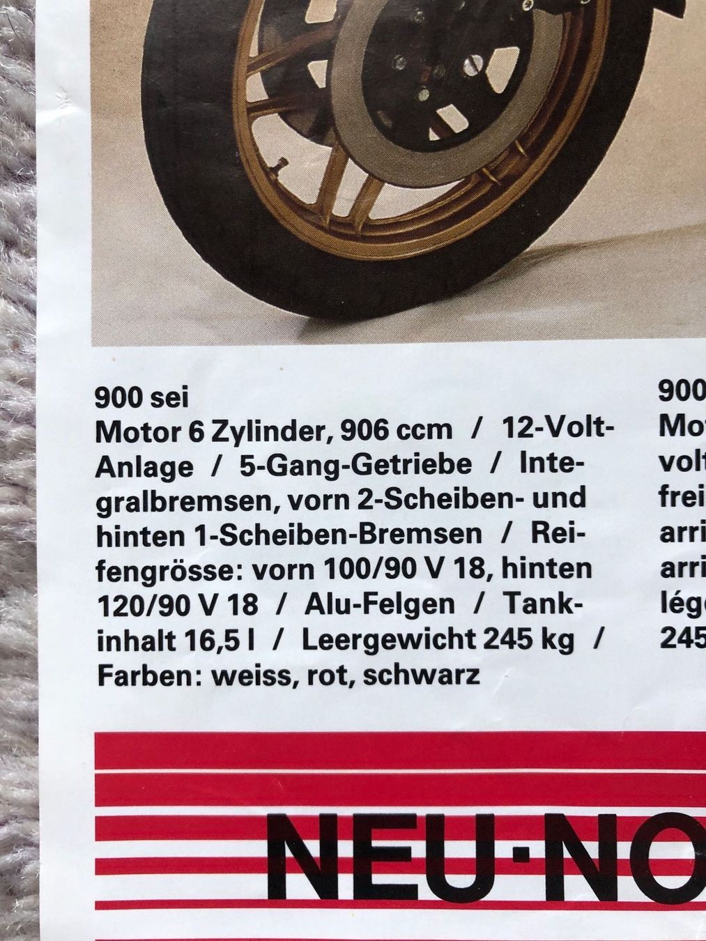 Benelli Strada: Benelli 900 sei / 654 Sport – Usato da Morrens VD venduto da kawah2 2