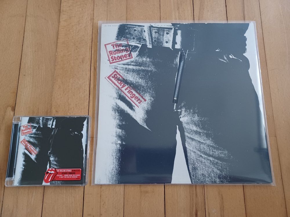 The Rolling Stones Sticky Fingers Zipper LP Vinyl + CD Kaufen auf Ricardo