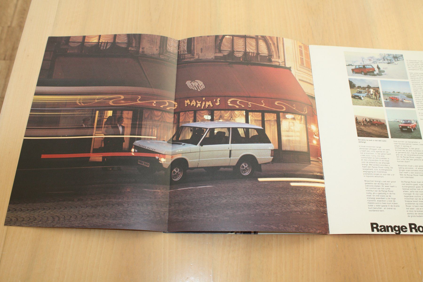 Land Rover Documenti: Range Rover Classic Prospekt NL – Usato da Wikon venduto da erwin400 4