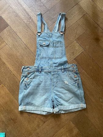 Latzhose Jeans kurz