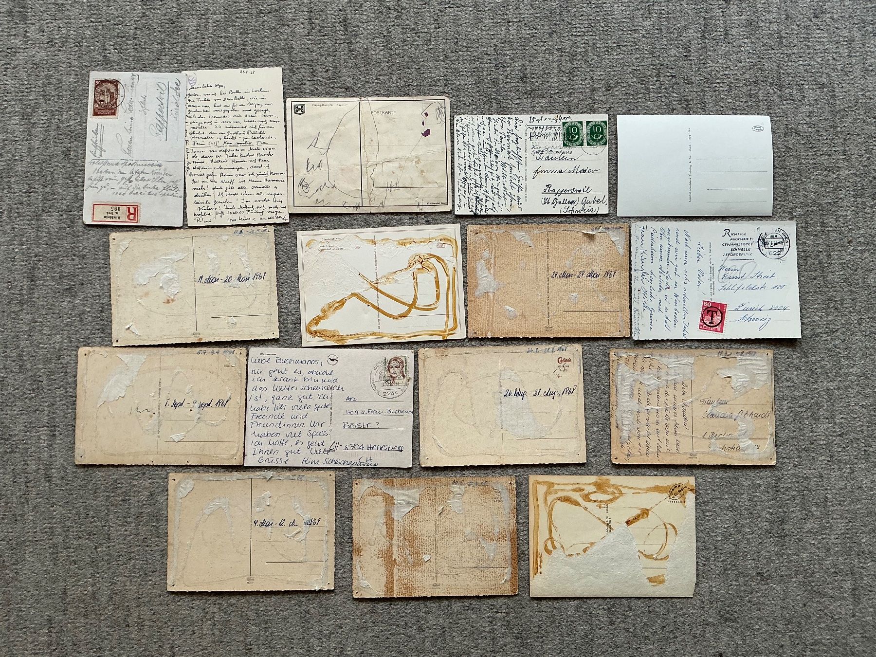 Cartoline postali: 16  alte Ansichtskarten, Deutschland – Usato da Jona venduto da Jancy60 5