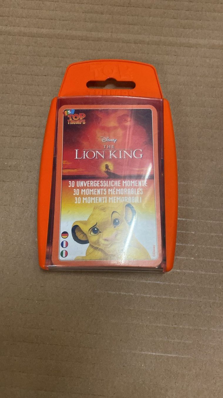 Disney Spiele: Disney Lion King Kartenspiel – Gebraucht aus Zürich von drummergirl98