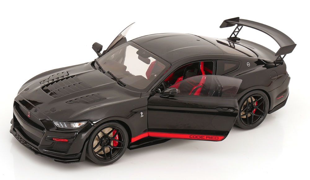 Ford Voitures modèles: FORD MUSTANG SHELBY GT500 CODE RED 2022 BLACK/RED 1:18 SOLID – Neuf avec emballage d'origine à Suhr par Moebelsiralfred 2