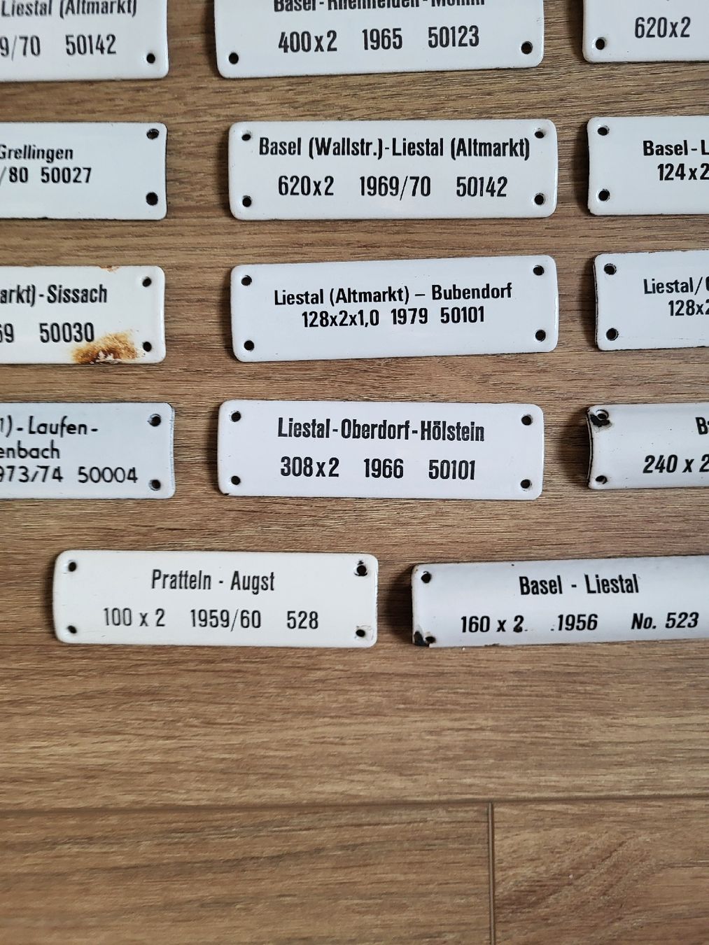 Insegne: Emaile Schilder 23 Stk von Gemeinden – Usato da Allschwil venduto da Uhrenbinz 4