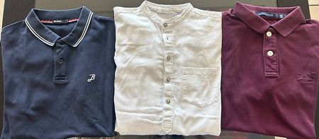 Lot de 2 polos / 1 chemise - taille S
